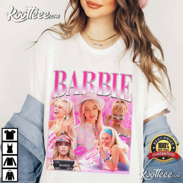 Margot Robbie Vintage Barbie 2023 Retro Best T-Shirt