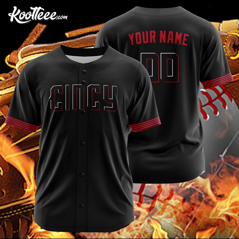 Cincinnati Reds City Connect Custom Baseball Jersey