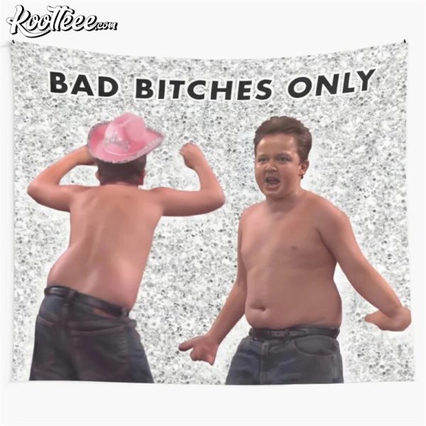 Gibby Bad Bitches Only Wall Hanging Tapestry