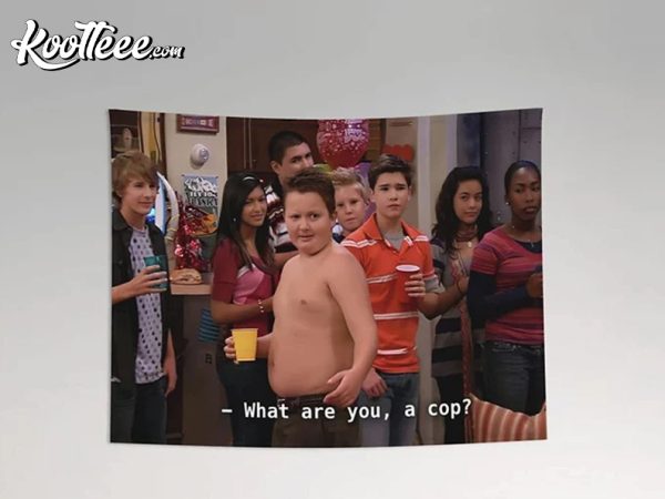Gibby What Are You A Cop Tapestry Wall Hanging