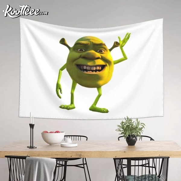 Shrek Funny Meme Wall Hanging Tapestry