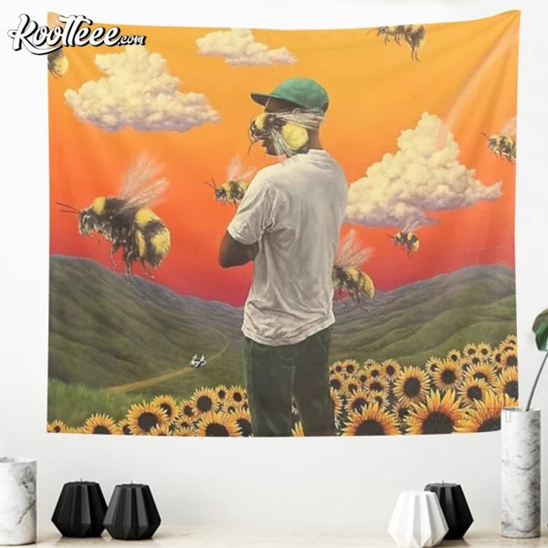 Tyler The Creator Sunflowers Boy Wall Tapestry