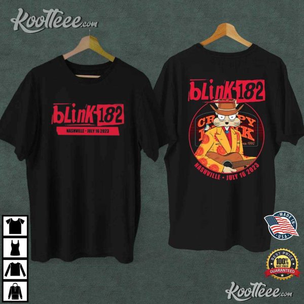 Blink-182 Tour Nashville 16 July 2023 T-Shirt