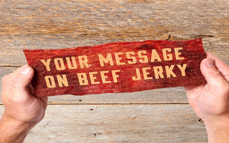 Beef Jerky Message Card