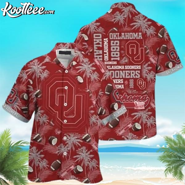 Oklahoma Sooners Crimson Grey NCAA Hawaiian Shirt