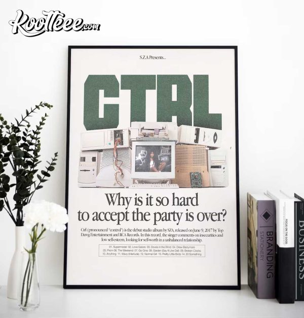 Ctrl SZA Party Is Over Poster