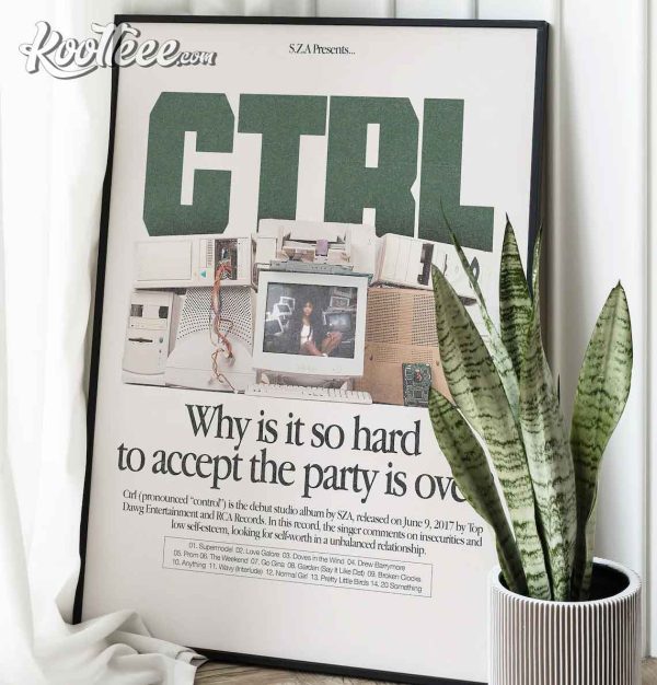Ctrl SZA Party Is Over Poster