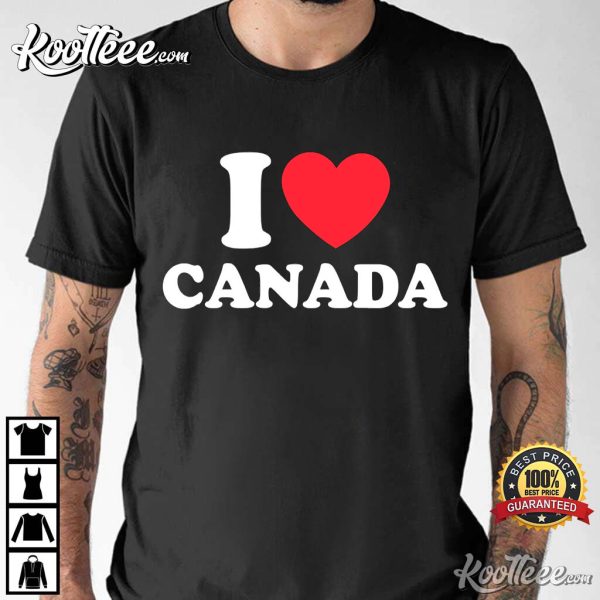 Elon Musk I Love Canada Funny T-Shirt