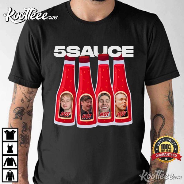 5 Seconds Of Summer 5 Sauce Funny T-Shirt