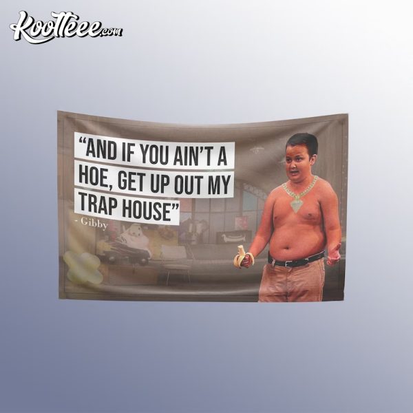 Gibby Meme Get Up Out My Trap House Wall Decor Tapestry