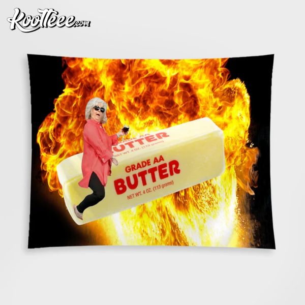 Grade AA Butter Funny Wall Decor Tapestry