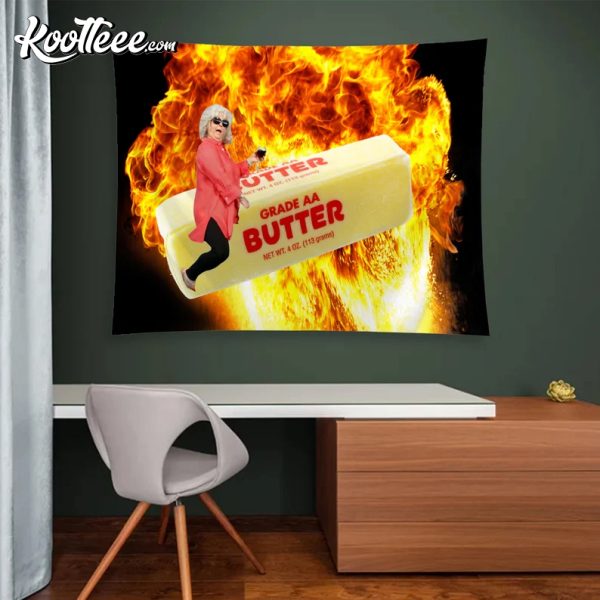 Grade AA Butter Funny Wall Decor Tapestry