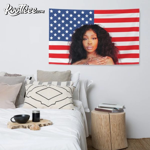 SZA American Wall Hanging Tapestry