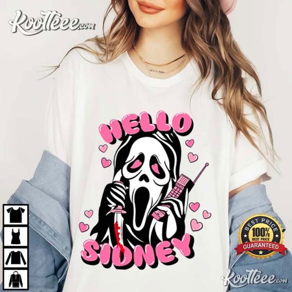 Scream Hello Sidney Halloween T-Shirt