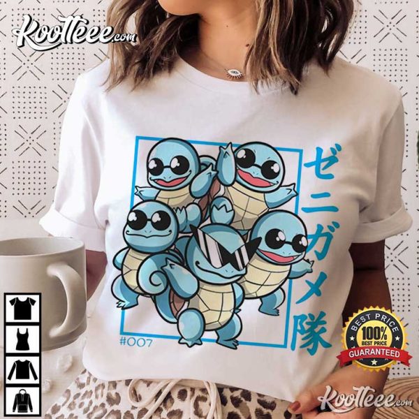 Squirtle Squad Pokemon T-Shirt