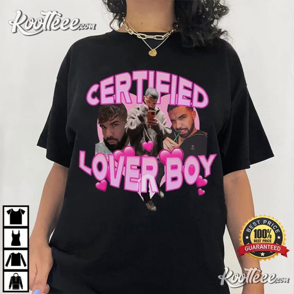 Vintage Drake Certieide Lover Boy T-Shirt