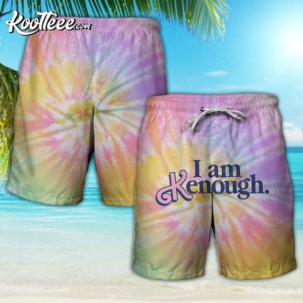 I Am Kenough Barbie Movie Hawaiian Shirt And Shorts