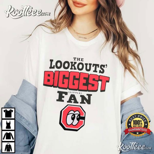 Chattanooga Lookouts Cheddar Biggest Little Fan T-Shirt