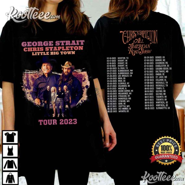 Chris Stapleton Little Big Town Tour 2023 T-Shirt