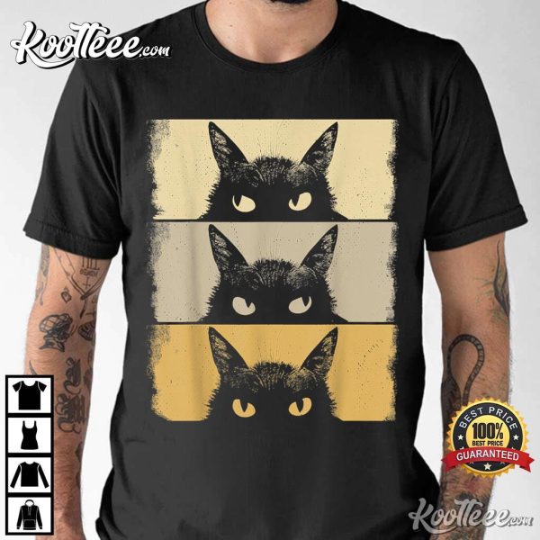Cat Lover Grumpy Black Kitten T-Shirt