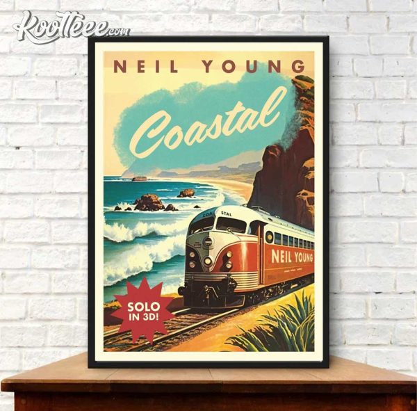 Neil Young Coastal Tour 2023 Poster