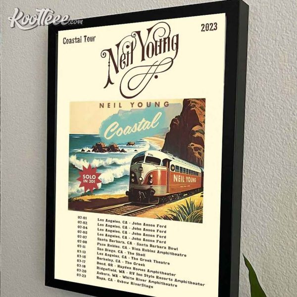 Neil Young Coastal Tour 2023 Poster #2