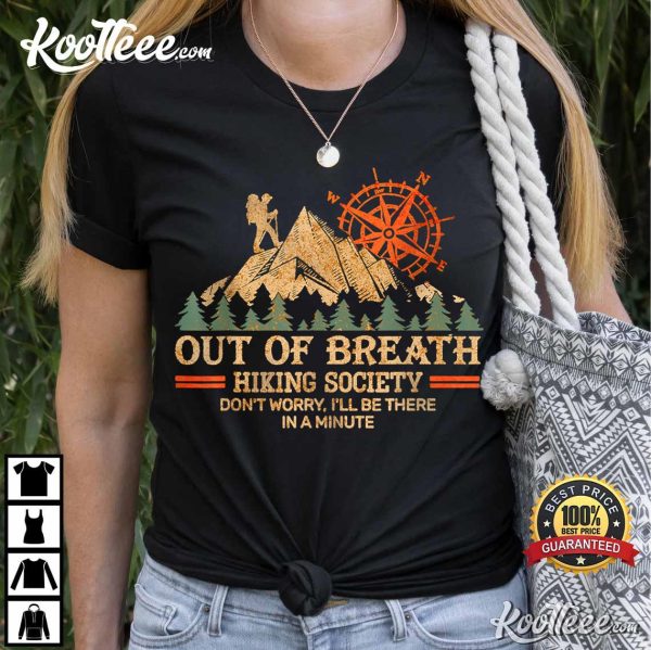 Out Of Breath Hiking Society T-Shirt