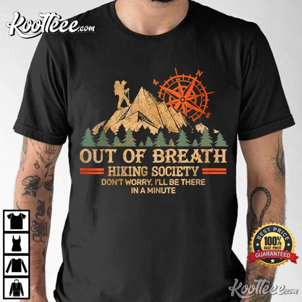 Out Of Breath Hiking Society T-Shirt