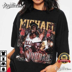 90's Chicago Bulls Michael Jordan Rap Tee NBA Crewneck Sweatshirt