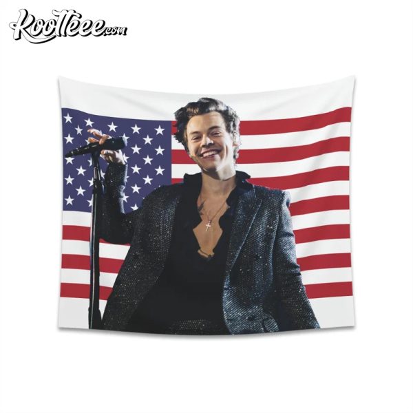 Harry Styles Love On Wall Tapestry