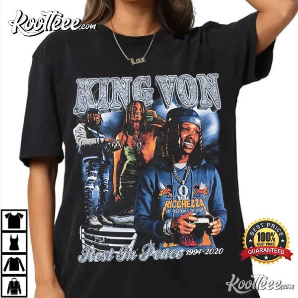Vintage King Von Gift For Fan T-Shirt