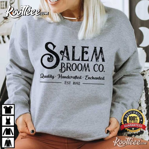 Salem Broom Co Est 1692 Witch T-Shirt