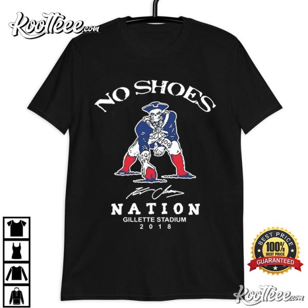 New England Patriots Football No Shoes T-Shirt