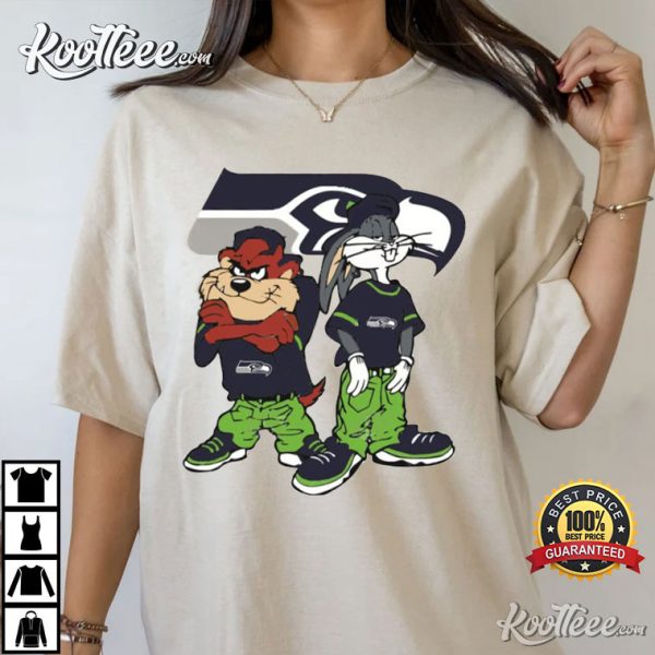 Seattle Seahawks Looney Tunes NFL T-Shirt