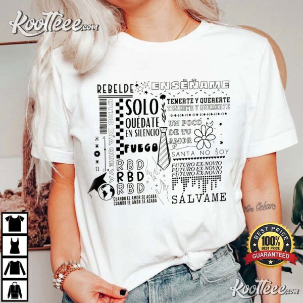 RBD Soy Rebelde Tour 2023 T-Shirt #3