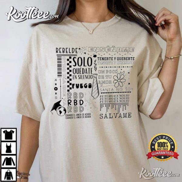 RBD Soy Rebelde Tour 2023 T-Shirt #3