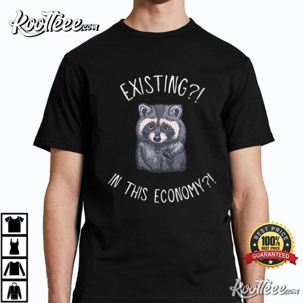 Raccoon Existential Crisis Feral Streep T-Shirt
