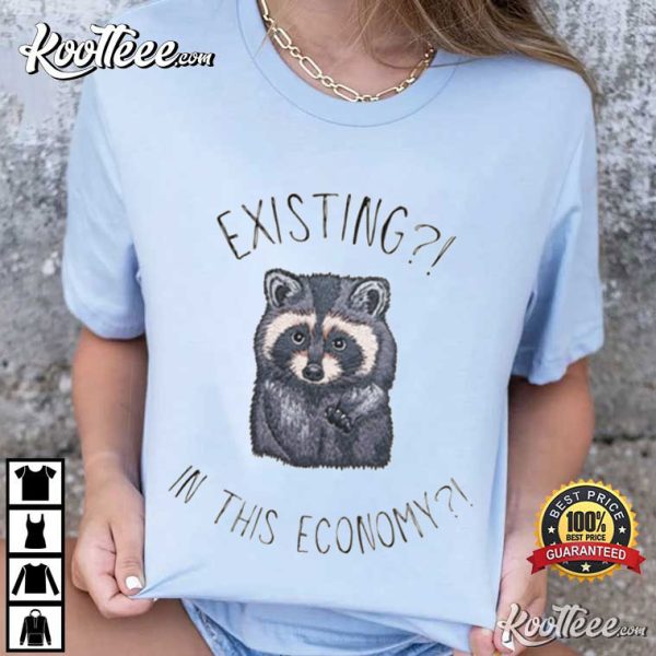 Raccoon Existential Crisis Feral Streep T-Shirt