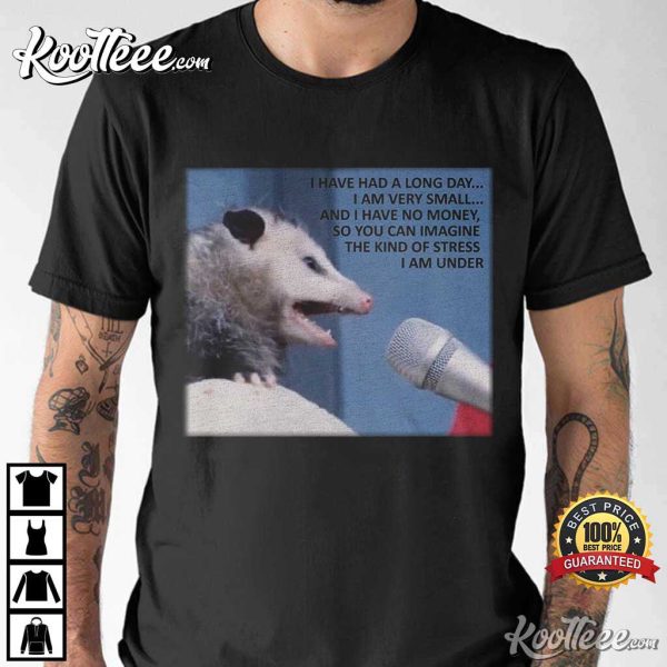 Possum Interview Long Day No Money Funny T-Shirt #2