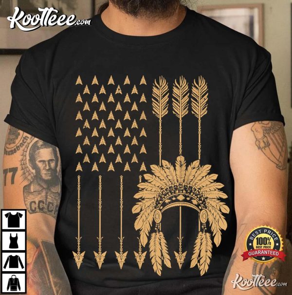 Funny Native American Flag T-Shirt
