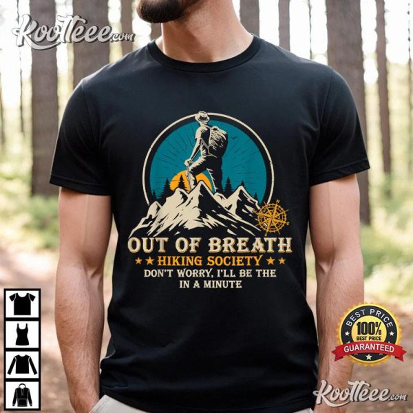 Out Of Breath Hiking Society T-Shirt #2
