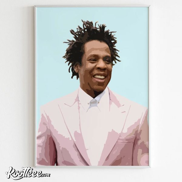 Jay Z Andy Warhol Style Poster