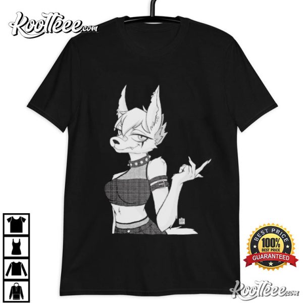 Punk Girl Jackal Best T-Shirt