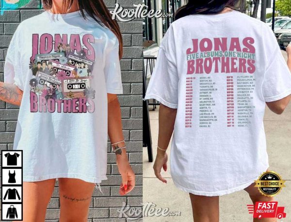 Jonas Brothers Tour Retro Cassette T-Shirt