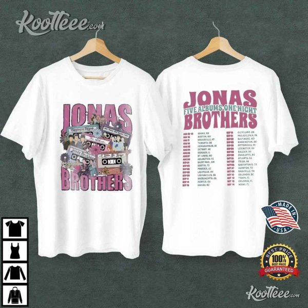 Jonas Brothers Tour Retro Cassette T-Shirt