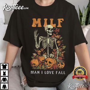 Baseball Skeleton Halloween T-Shirt Comfort Colors Dancing Pumpkin