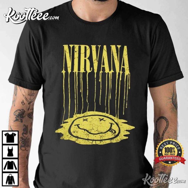 Nirvana Melted Smiley Face Best T-Shirt