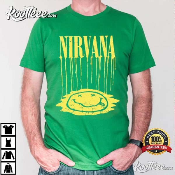 Nirvana Melted Smiley Face Best T-Shirt