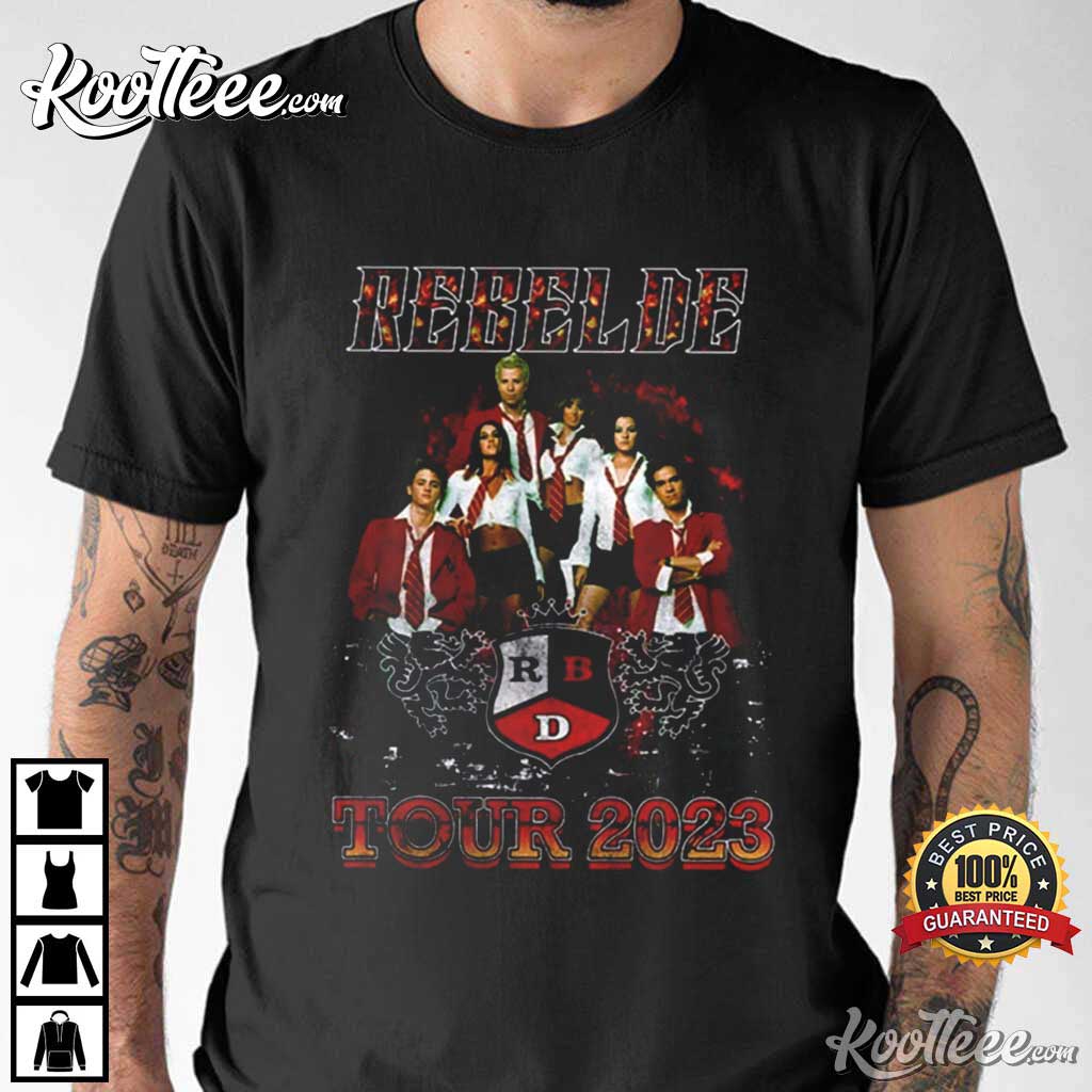 RBD Rebelde Tour 2023 Shirt Vintage Rebelde T-shirt RBD Tour 