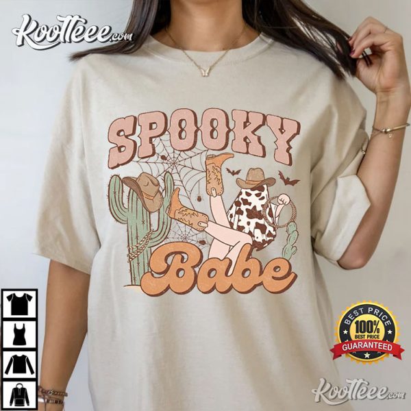Spooky Babe Western Halloween T-Shirt